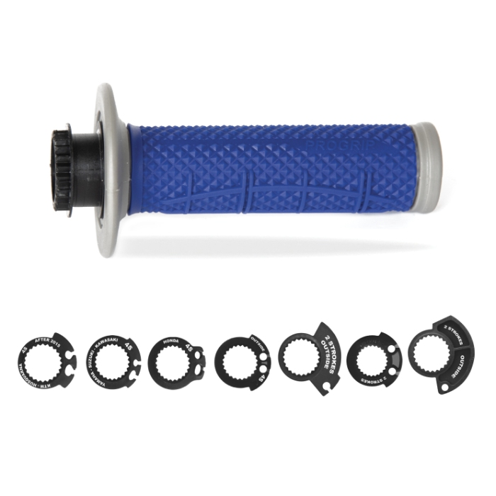Paire de poignées Lock-On Pro Grip 809 - gris bleu