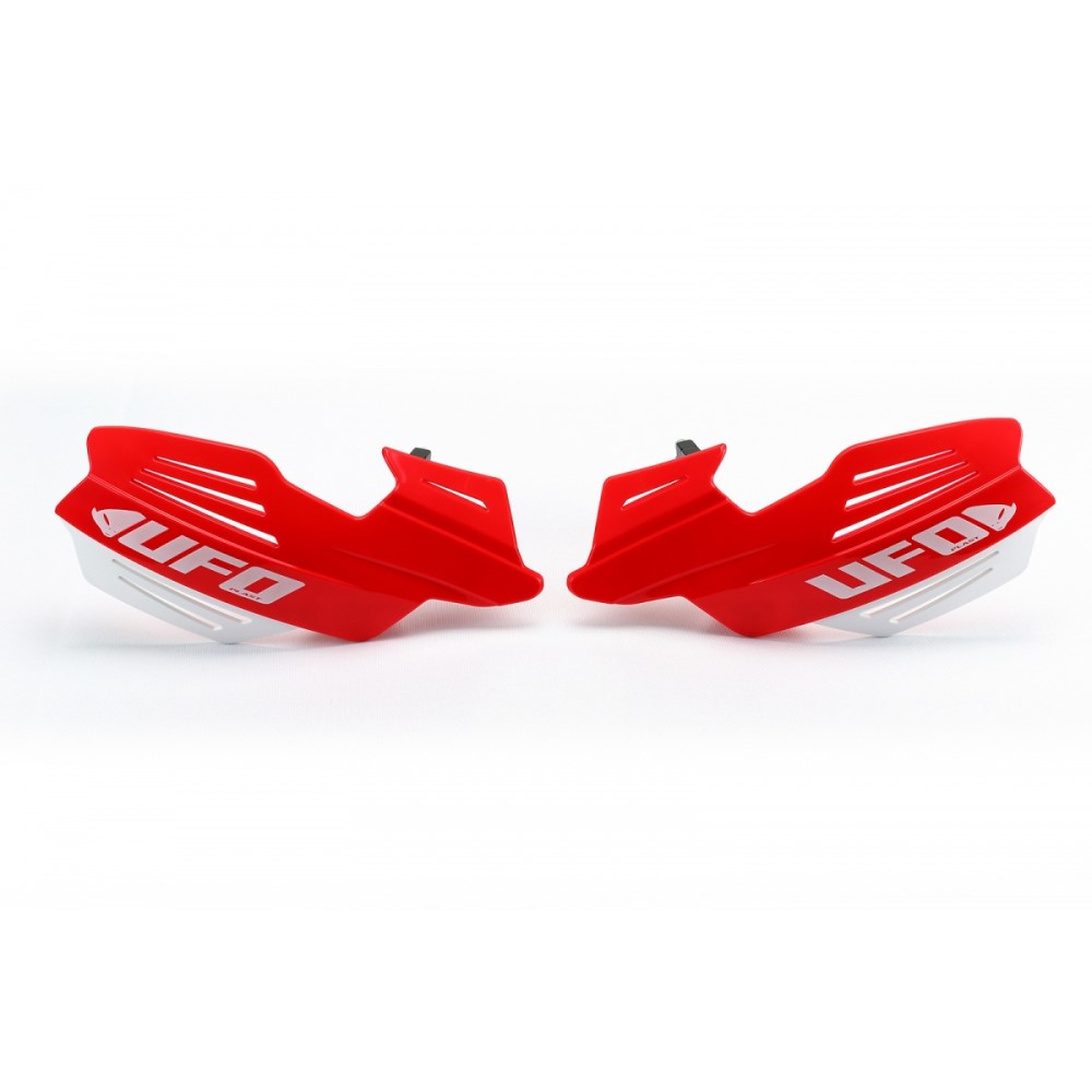 Paire de protège-mains UFO VULCAN universel rouges