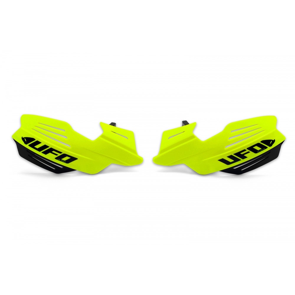 Paire de protège-mains UFO VULCAN universel jaune fluo