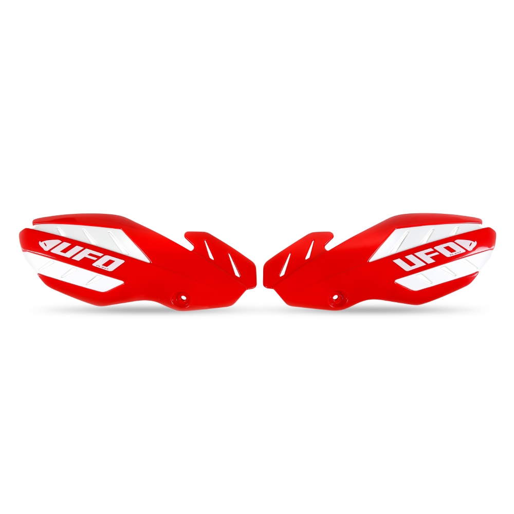 Paire de protège-mains UFO FLAME rouges