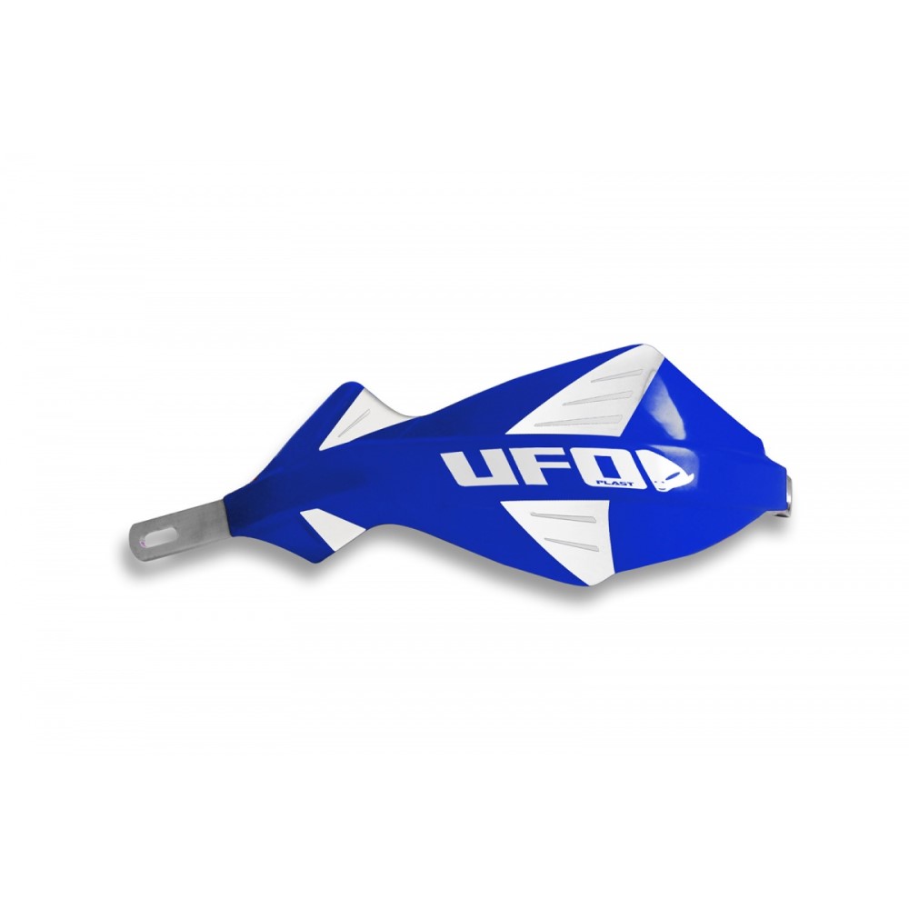 Paire de protège-mains fermés UFO DISCOVER pour guidon 28,6 mm bleu