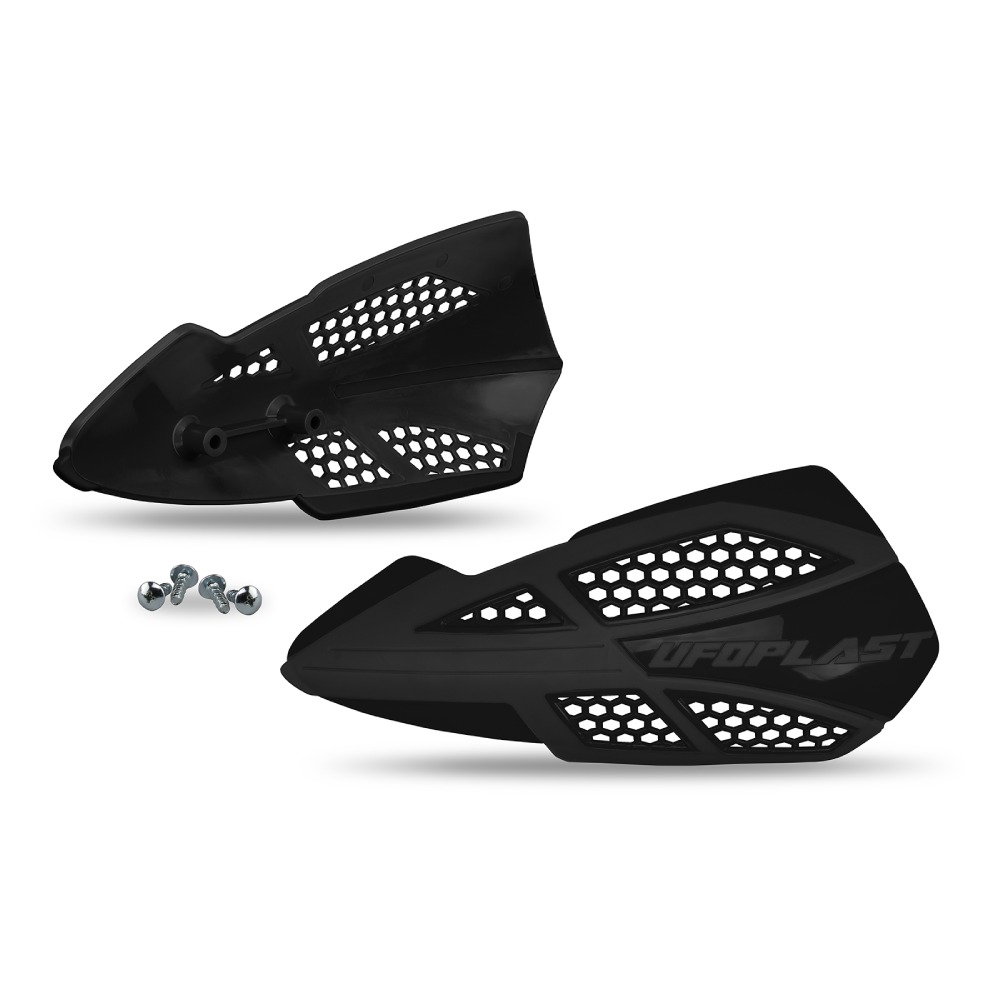 Paire de protège-mains UFO VOYAGER pour fixations de leviers noirs