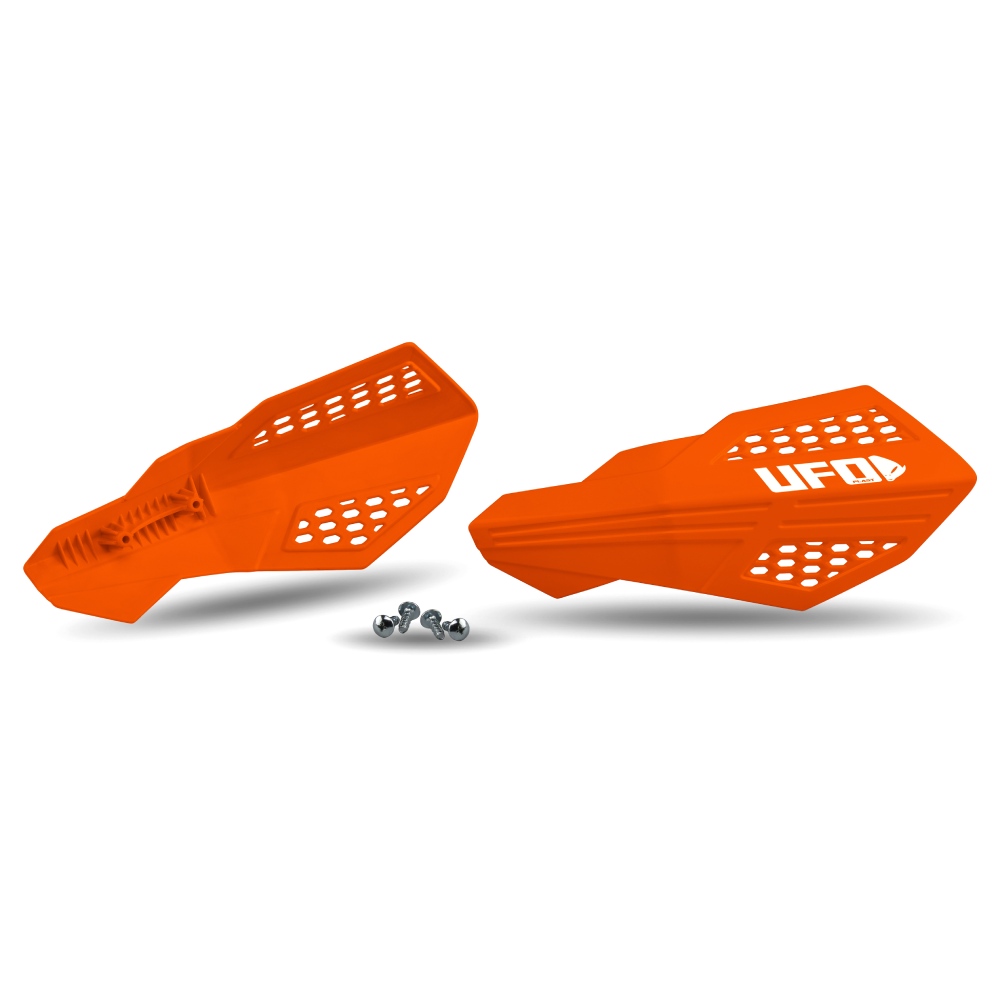 Paire de protège-mains UFO HORUS pour fixations de leviers orange