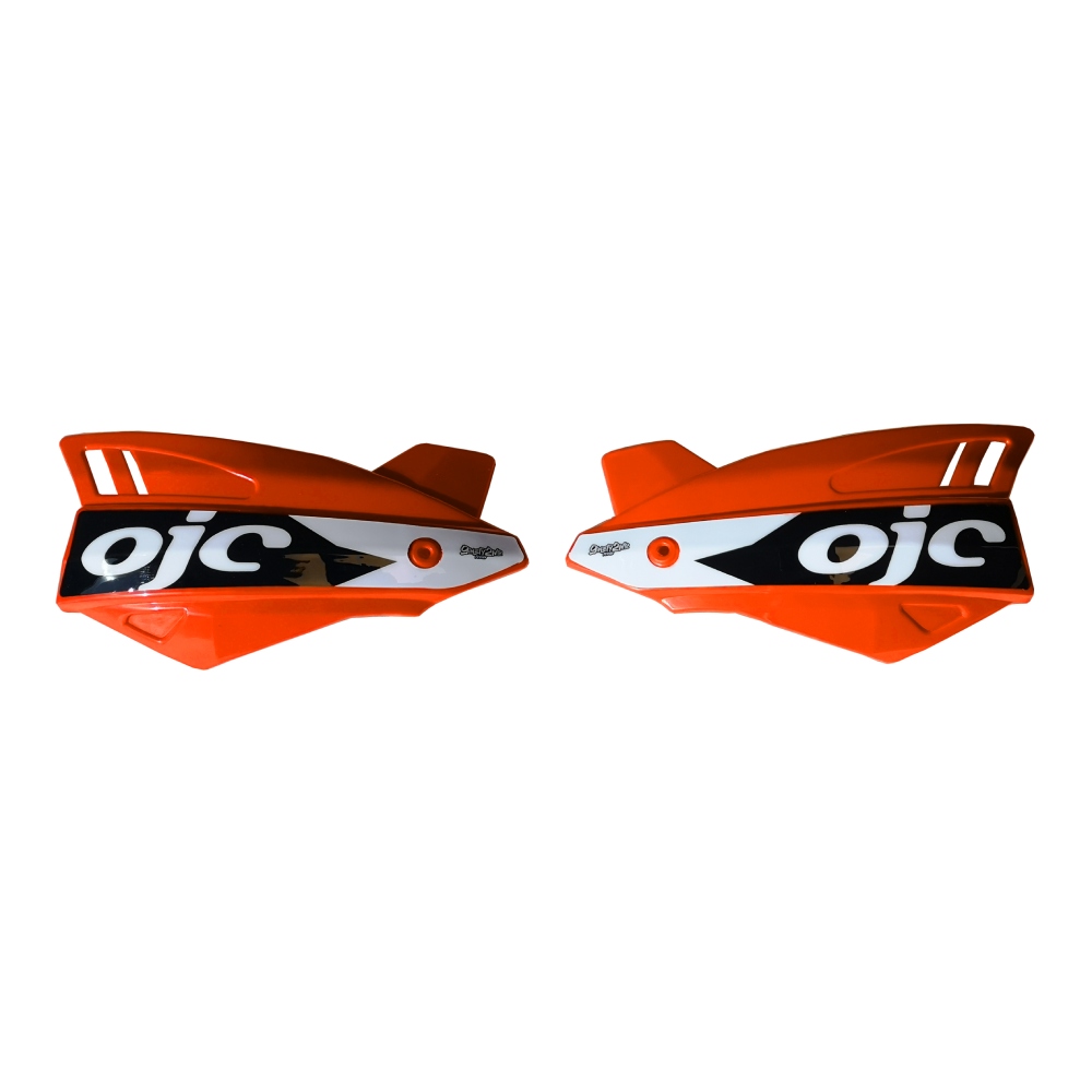 Paire de protège-mains OJC SHARK universel orange