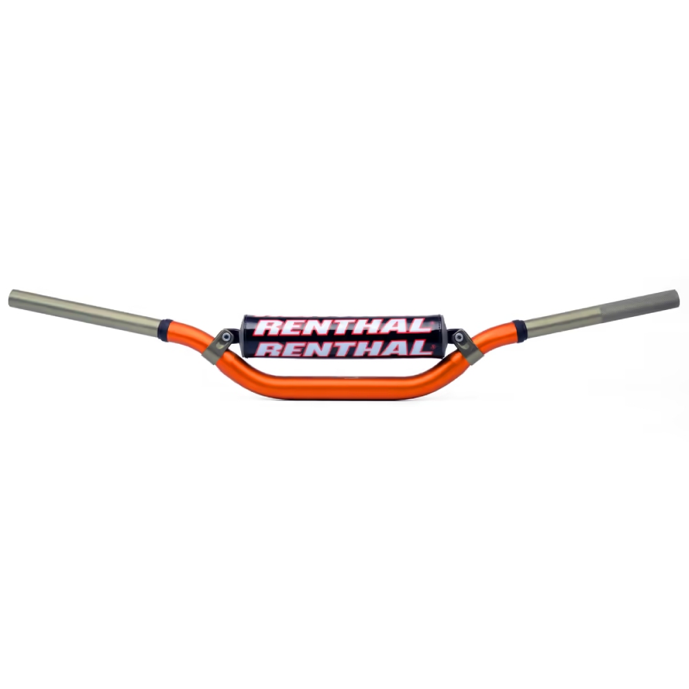 Guidon Renthal 28.6 mm Twinwall cintrage RC orange