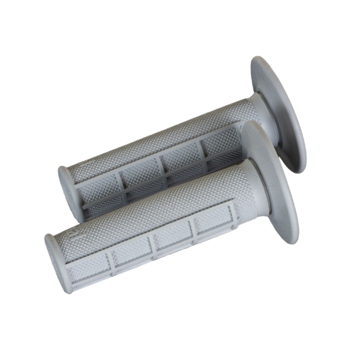 Paire de poignées off-road Renthal Original Diamond/Waffle Soft - gris chiaro