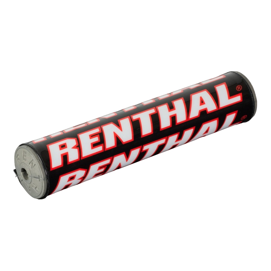 Mousse de guidon Renthal noir et rouge - Guidon avec barre transversale