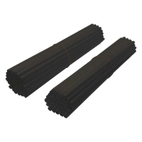 Set de 80 couvre-rayons noirs Set de 80 couvre-rayons noirs