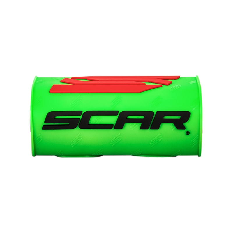 Mousse de guidon Scar vert fluo et noir - Guidon sans barre transversale
