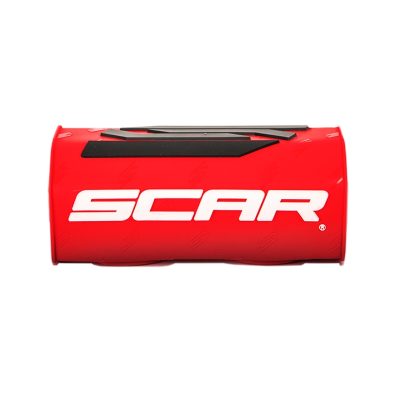 Mousse de guidon Scar rouge et blanc - Guidon sans barre transversale