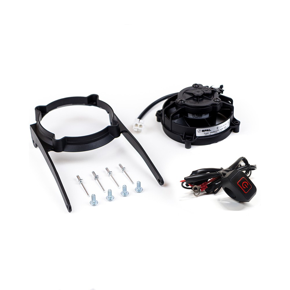 Kit ventilateur de radiateur Husaberg 501 FE (13-14) manuel SPAL SP-RFS-K1-SR