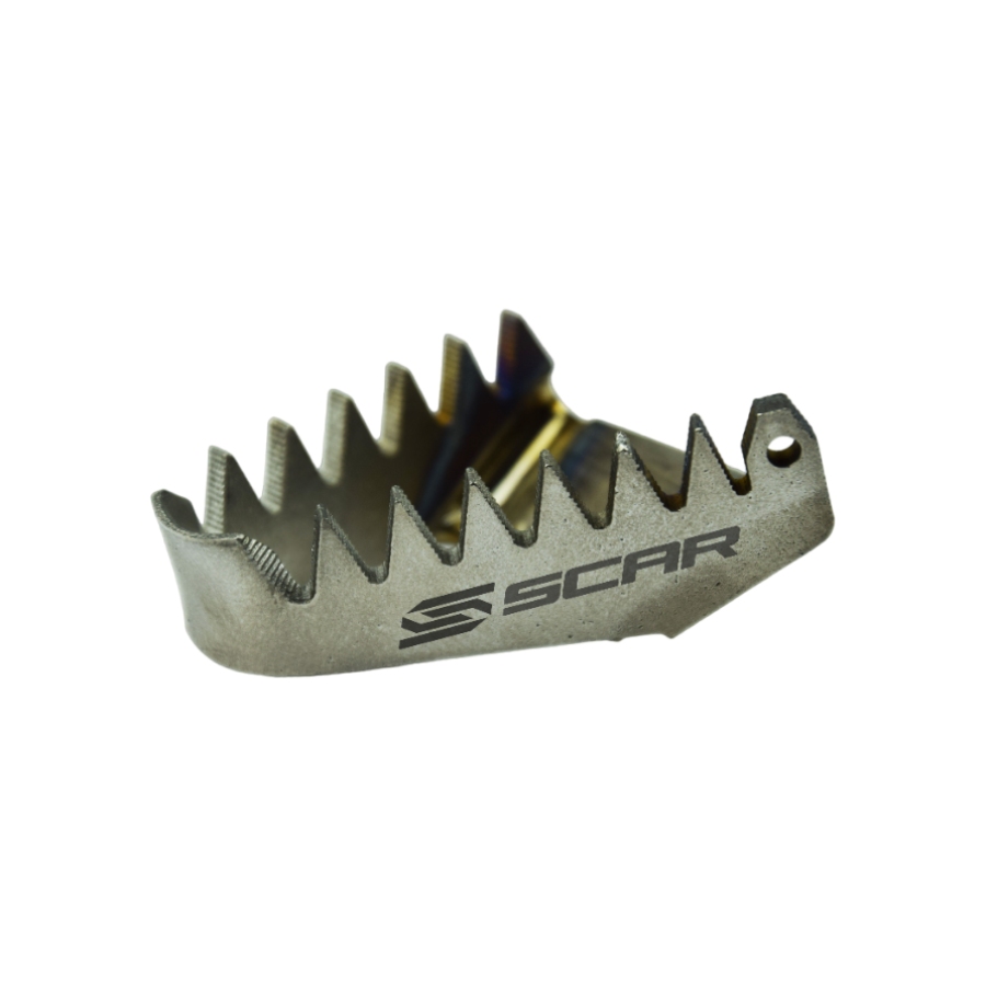 Embout de pédale de frein surdimensionné en titane Gasgas 125 MC (21-26) Scar STBT500