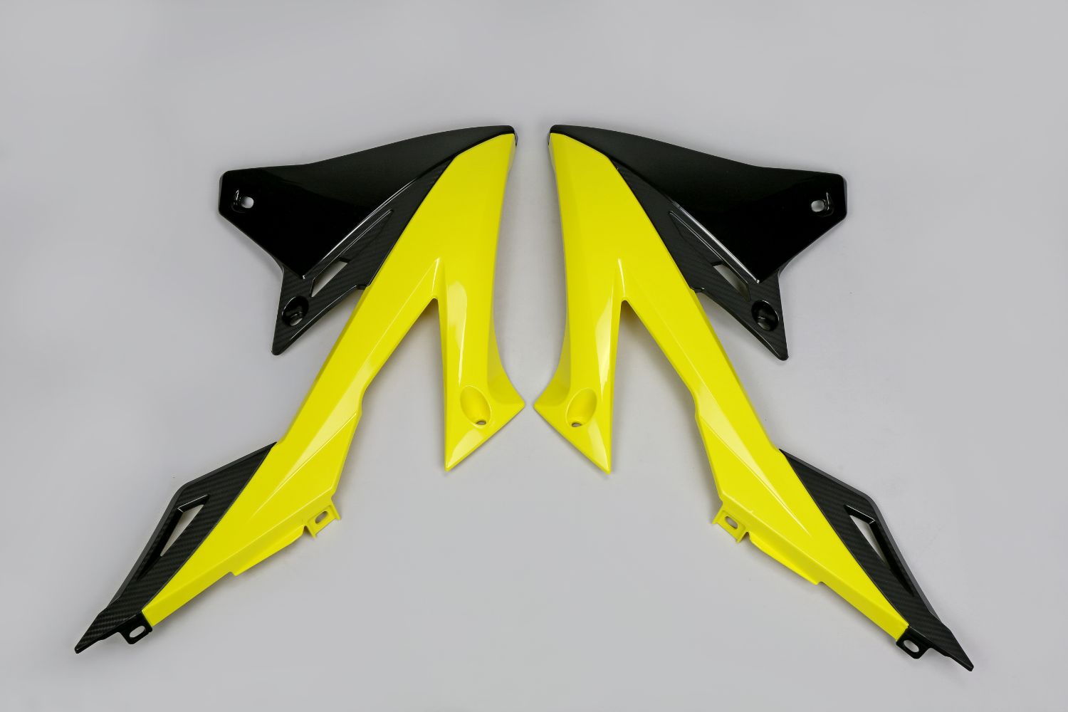 Coques de Radiateur Suzuki RMZ 250 (19-26) jaunes et noirs* SU04941-999