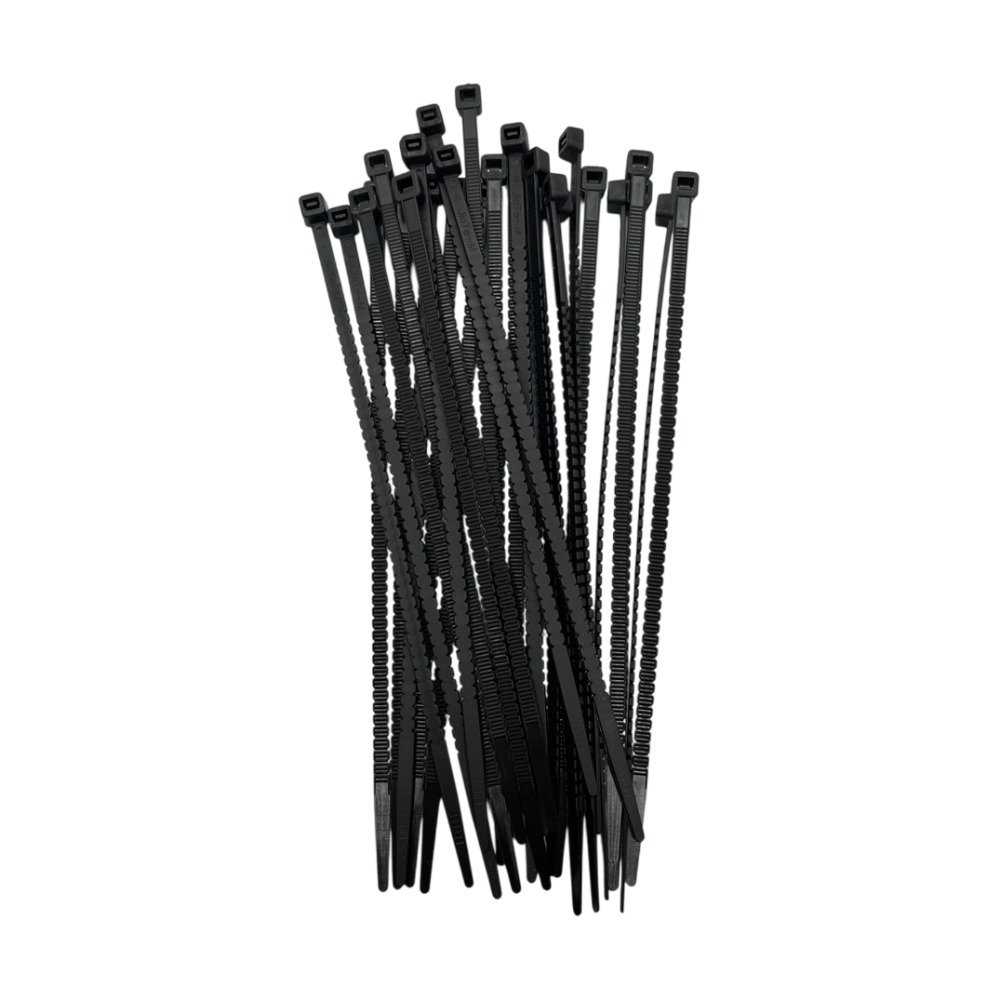 Colliers nylon réutilisables NRTeam 4,6 x 200 mm noires TCTN.200