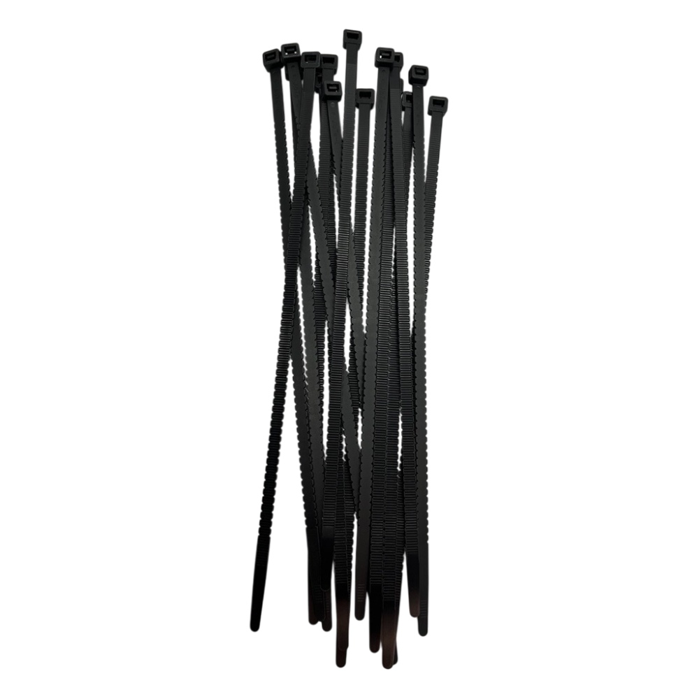Colliers nylon réutilisables NRTeam 8 x 360 mm noires TCTN.360