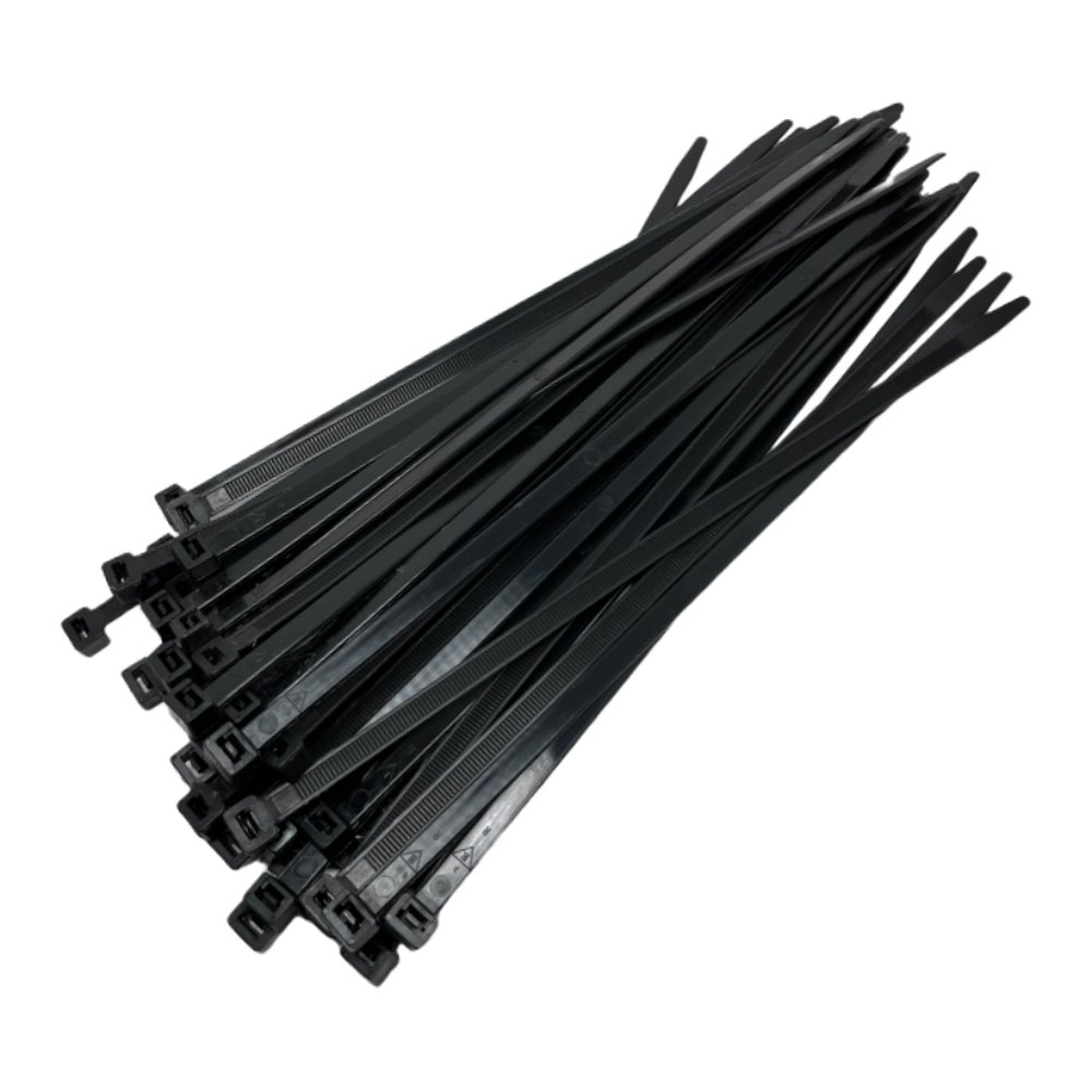 Colliers en nylon Artein 7,5 x 300 mm noires