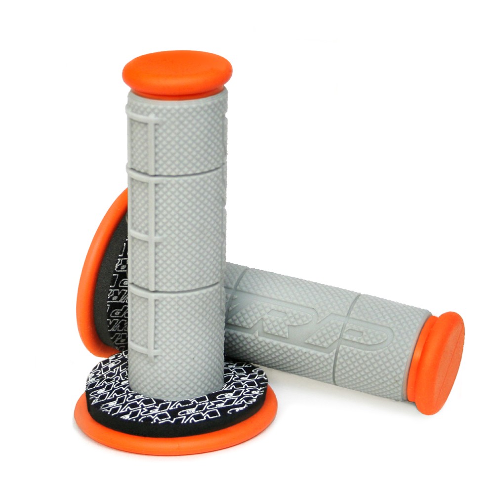 Paire de poignées off-road WRP e donut - orange gris