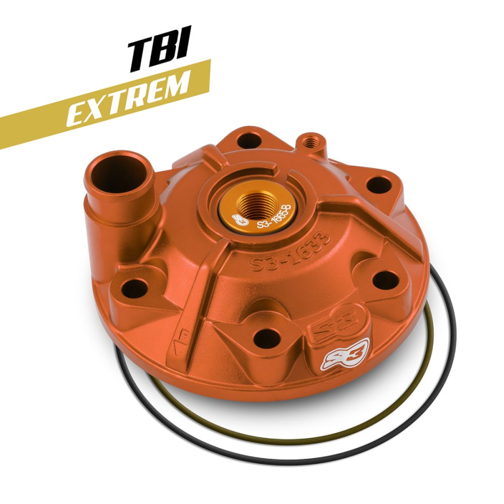 Culasse S3 KTM 300 SX (23-27) - Extreme orange XTR-163-300-O