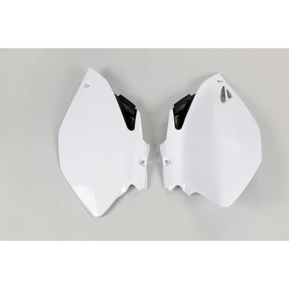 Plaques latérales porte-numéro Yamaha YZ 450 F (06-09) blancs e noirs* YA03883-046