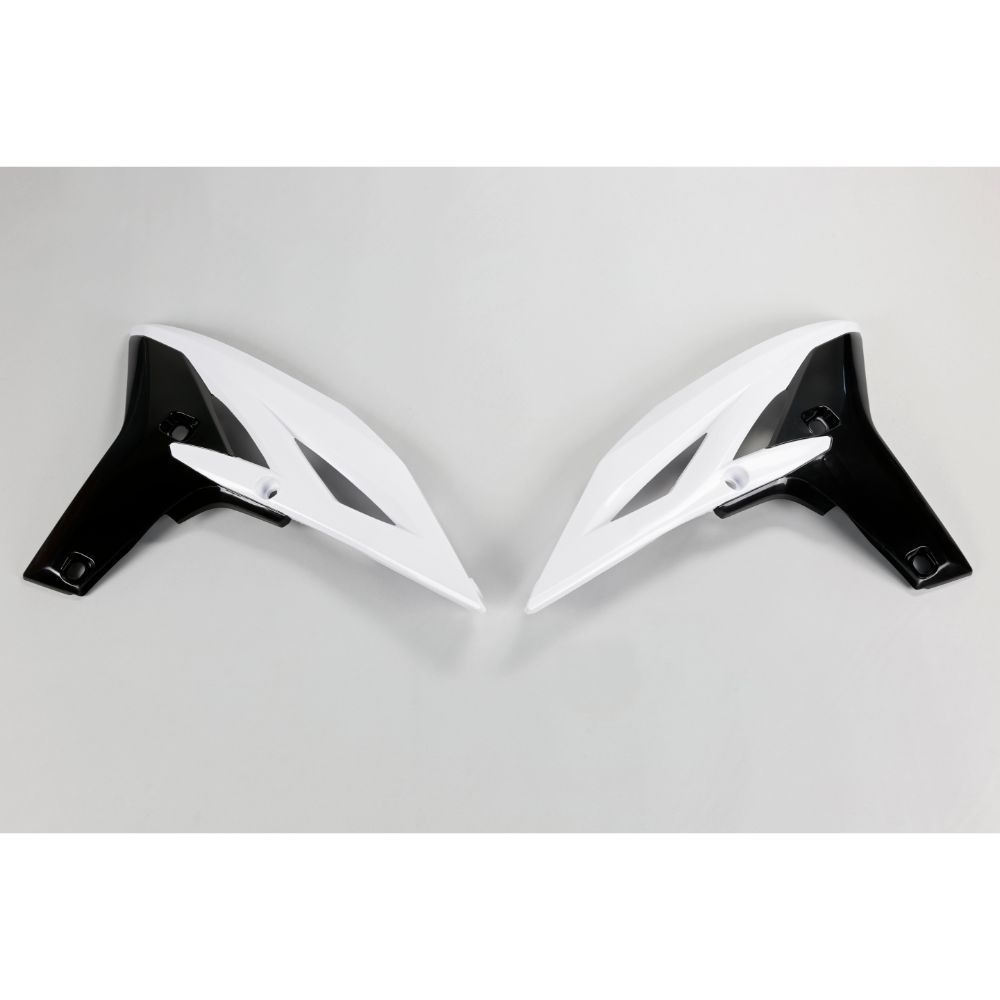 Coques de Radiateur Yamaha YZ 250 F (10-13) blancs et noirs YA04811-046