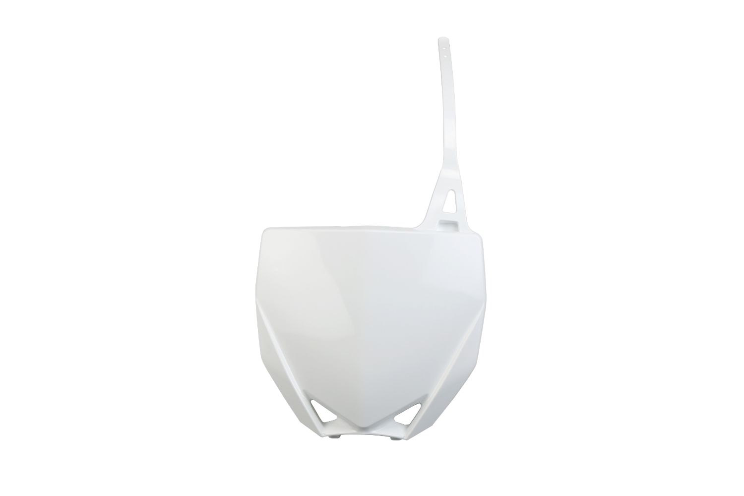 Plaque numéro avant Yamaha YZ 85 (15-26) blanche* YA04869-046