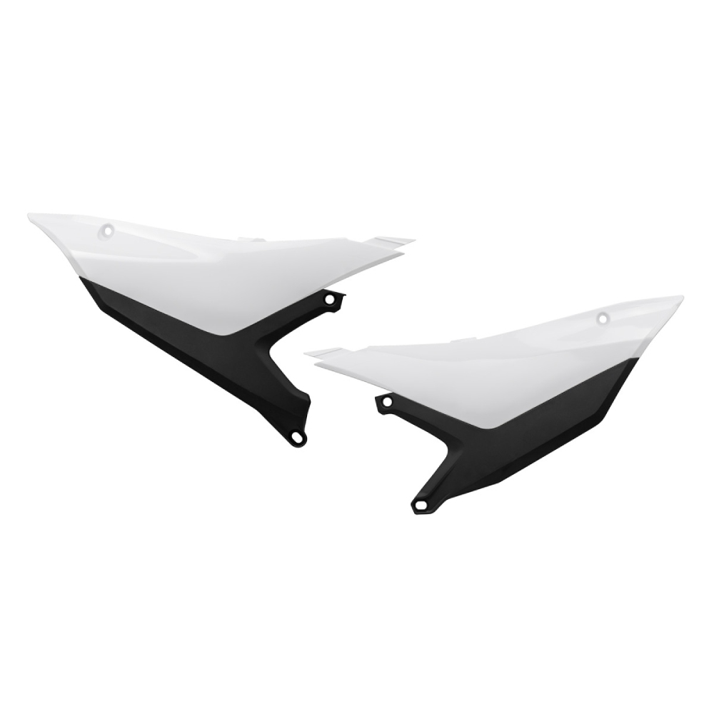 Plaques latérales porte-numéro Yamaha YZ 450 F (26) blancs e noirs YA05806-046